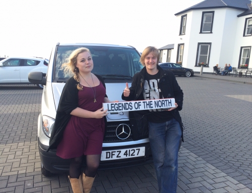 New Zealanders enjoy the Causeway Coast
